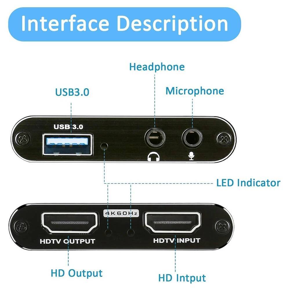 4K HDMI-USB 3.0 호환 1080P@60Hz  - Pc Gaming Game 리뷰 및 가격