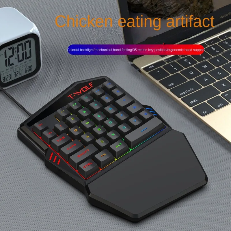 T-WOLF TF900 한 손으로 키보드 왕좌 세트 모 - Pc Gaming Game 리뷰 및 가격