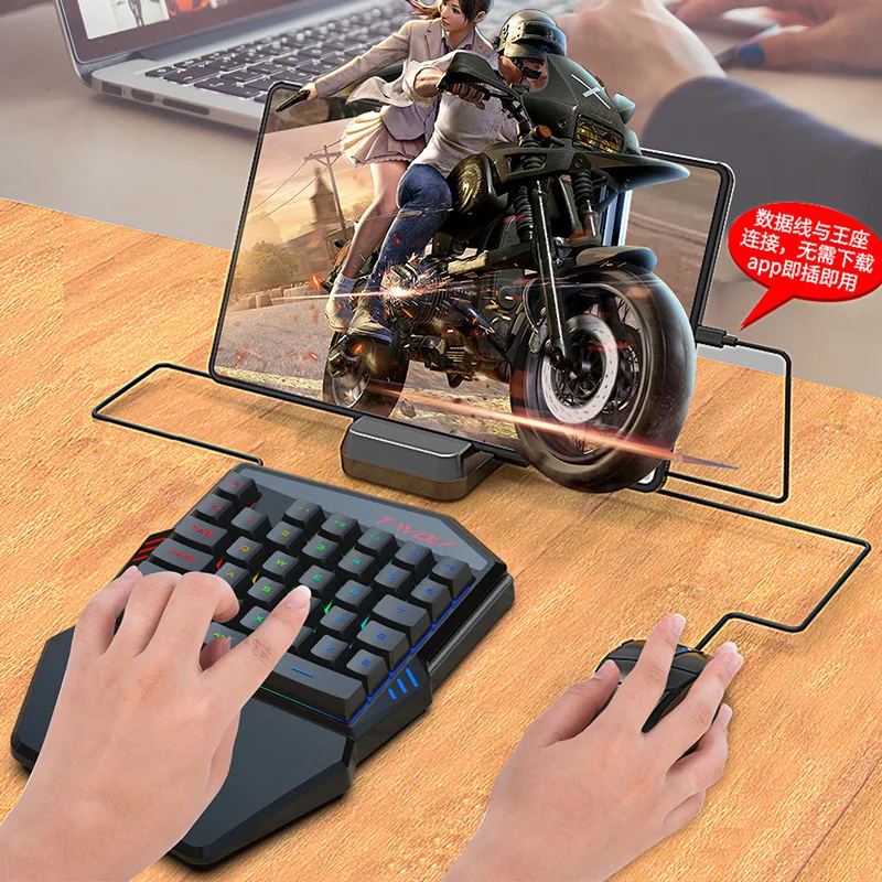 T-WOLF TF900 한 손으로 키보드 왕좌 세트 모 - Pc Gaming Game 리뷰 및 가격