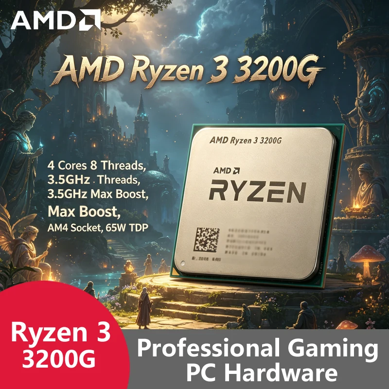 AMD 라이젠 3 3200G AM4 엔트리 게이밍 프로 - Pc Gaming Cost 리뷰 및 가격