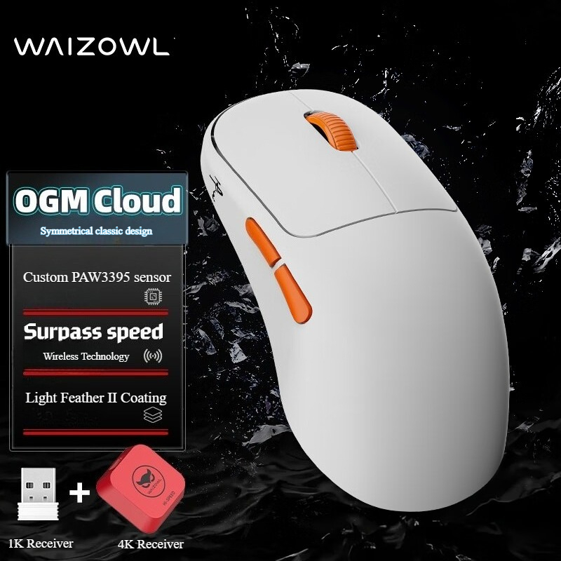Waizowl OGM 클라우드 무선 게임용 마우스 PA - Pc Gaming Cloud 리뷰 및 가격
