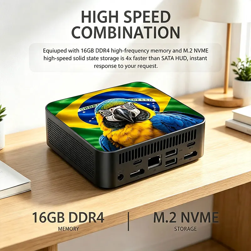 뉴멕시코 브라질 국기 미니 PC 인텔 코어 N95 16 - Pc Gaming Gaming 리뷰 및 가격