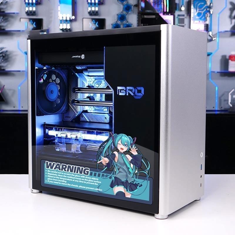 새로운 하츠네 미쿠 컴퓨터 본체 케이스 귀여운 스티커  - Pc Gaming Hatsune Miku 리뷰 및 가격