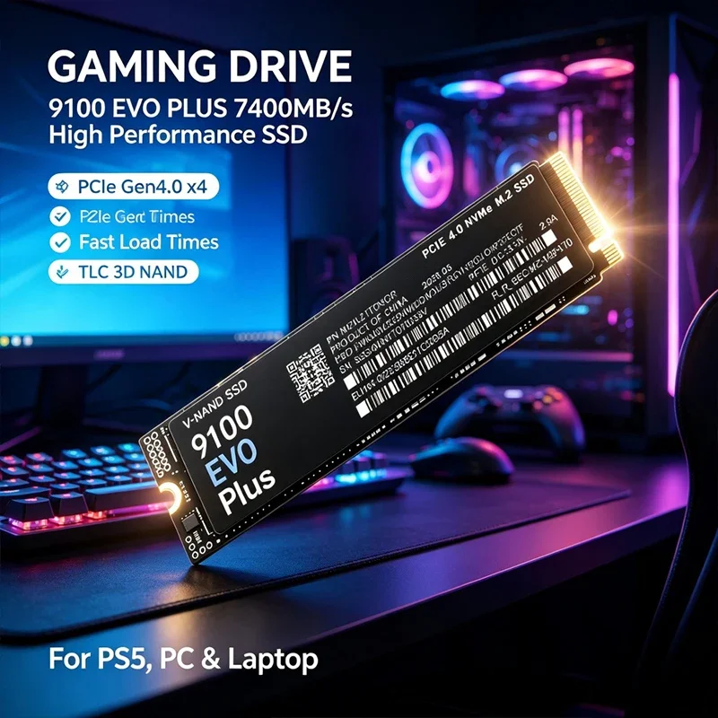 7400MB/s 내부 M.2 NVMe SSD 9100  - Pc Gaming Ps5 리뷰 및 가격