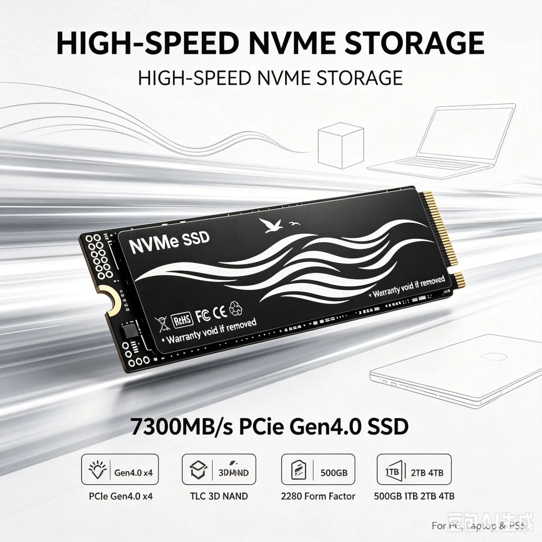 M.2 2280 NVMe SSD PCIe Gen4.0  - Pc Gaming Ps5 리뷰 및 가격