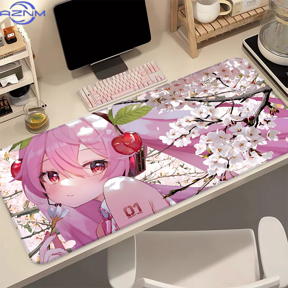 H-Hatsune M-Miku 핑크 사쿠라 카와이 대형 - Pc Gaming Hatsune Miku 리뷰 및 가격
