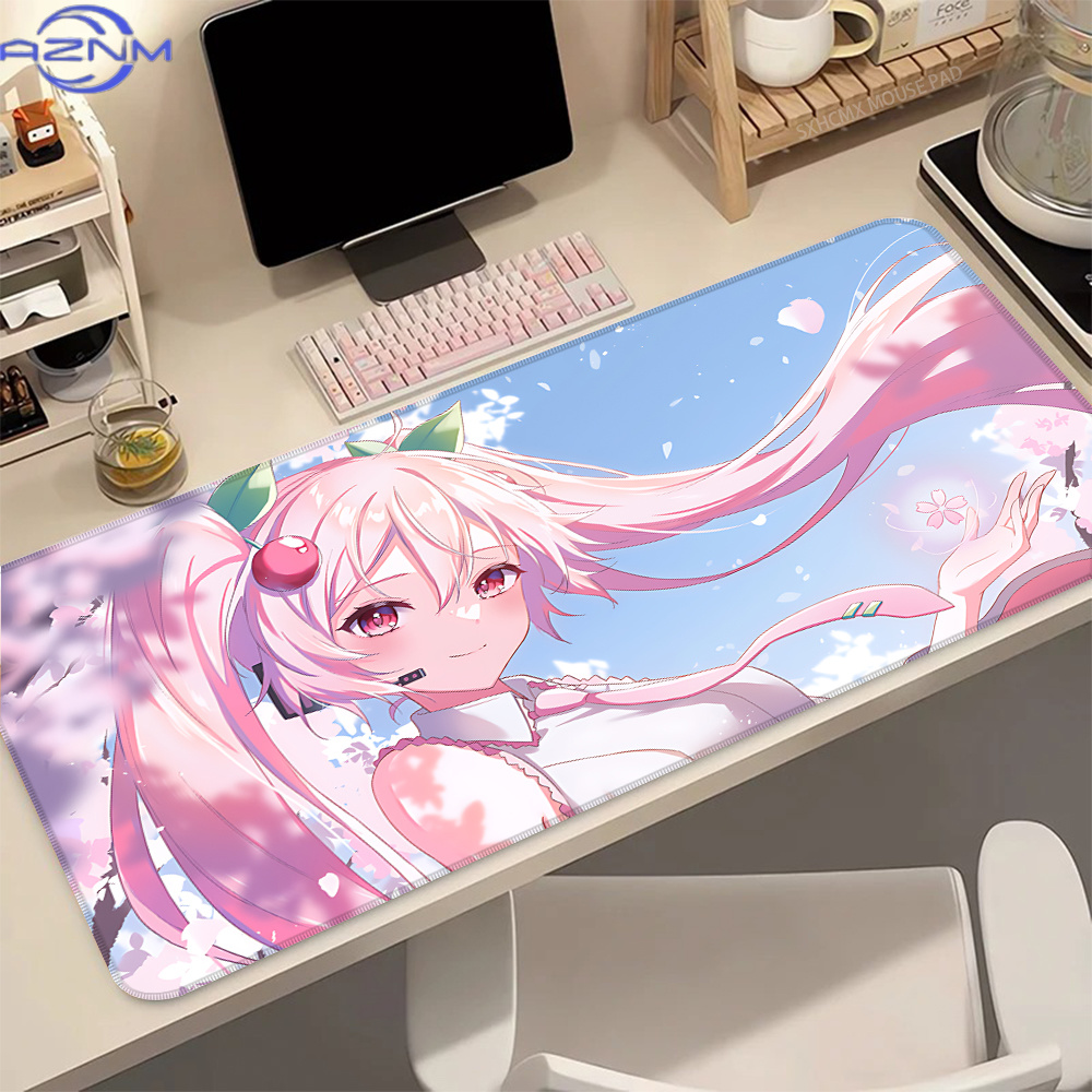 H-Hatsune M-Miku 핑크 사쿠라 카와이 대형 - Pc Gaming Hatsune Miku 리뷰 및 가격