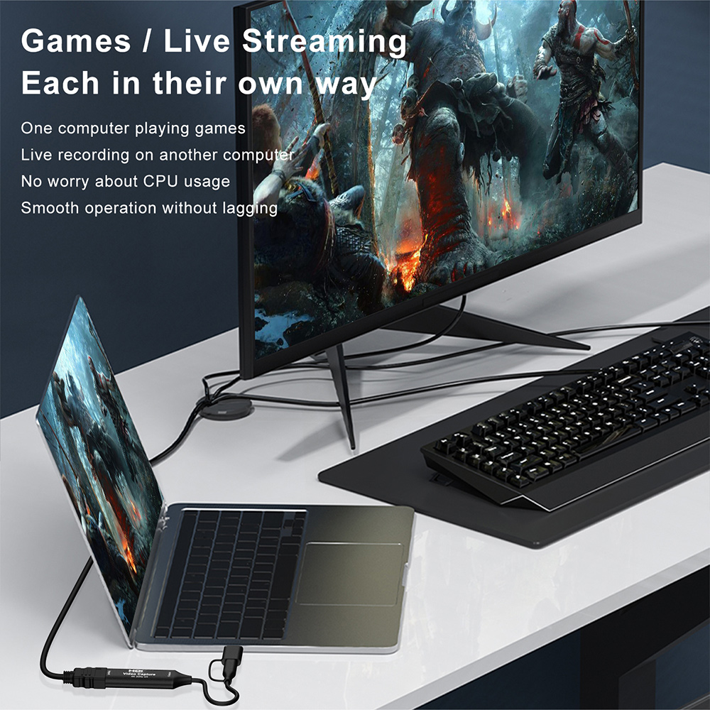 4K HDMI 호환 USB 비디오 캡처 카드 1080P - Pc Gaming Game 리뷰 및 가격