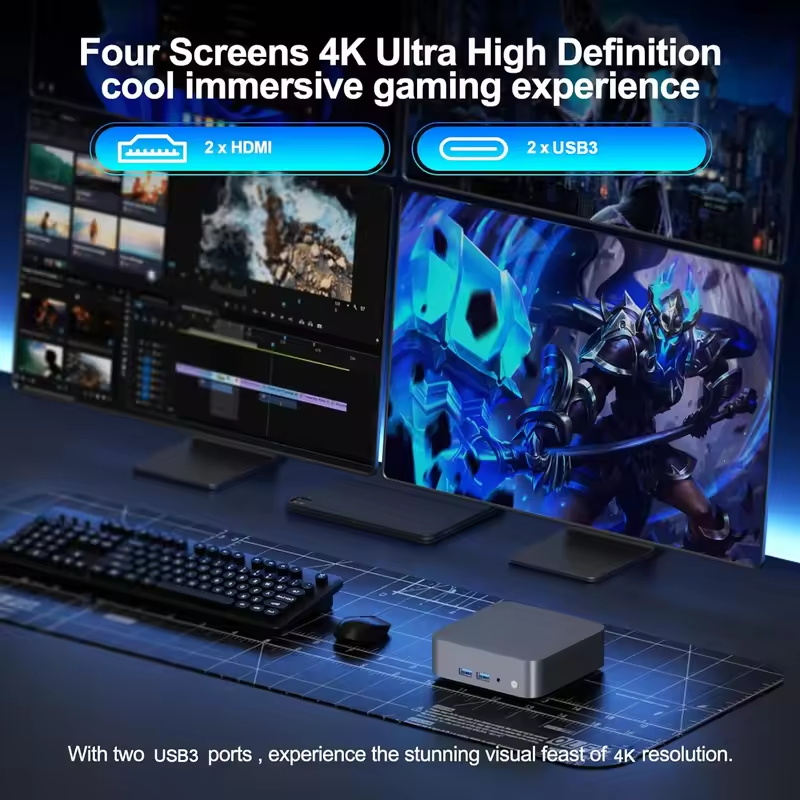2026 인텔 N150 미니 PC 휴대용 컴퓨터 16G - Pc Gaming Sultan 리뷰 및 가격